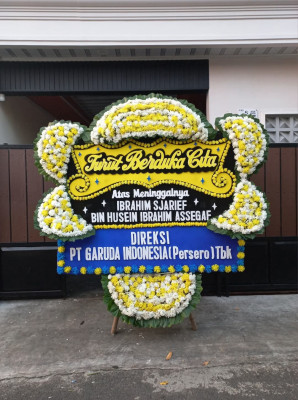 Papan Bunga Duka di SAMPANG